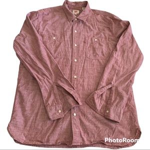 Levi’s Mens long sleeve button down red XL shirt